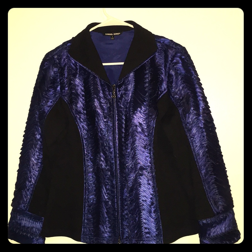 Samuel Dong,Light Jacket Zip Up Size Small